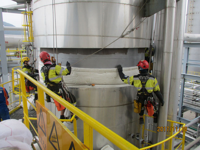 IRATA绳索技术在化工领域的应用 IRATA绳索技术在化工领域的应用